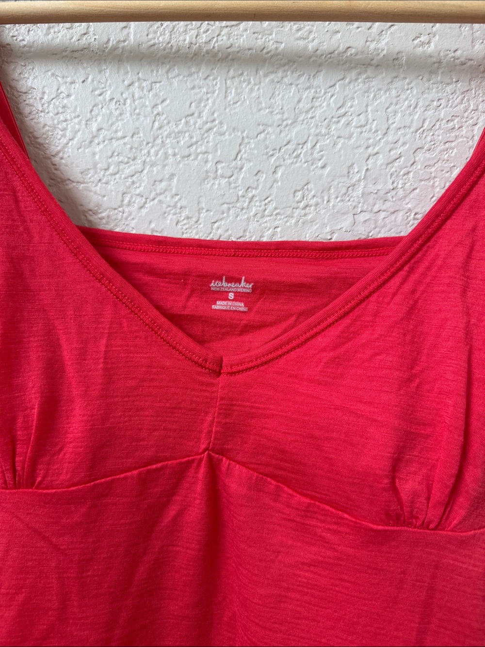 Icebreaker Tank Top Camisole Merino Wool Red size Small - Picture 2 of 11